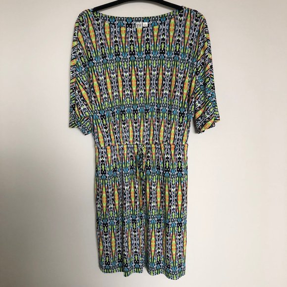 Emma & Michele Multi-Colored Dress w/pockets - Size Medium - Picture 1 of 6